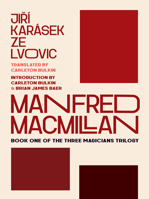 Title details for Manfred Macmillan by Carleton Bulkin - Available